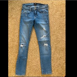 Just Black Women’s Distressed Skinny Jeans Size 25